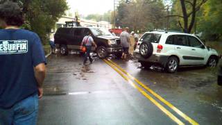 Bartley Road, Flanders NJ wash out & flood