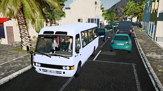 Tourist Bus Simulator - Toyota Coaster Minibus! 4K