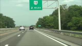 Ohio - Interstate 80/Interstate 90 East (Ohio Turnpike) - Mile Marker 10-20 (5/28/13)