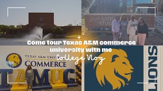 Texas A&M Commerce University Tour 🦁🚗📚👩🏽‍🎓