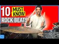 10 MUST KNOW Rock Beats For Beginner Drummers