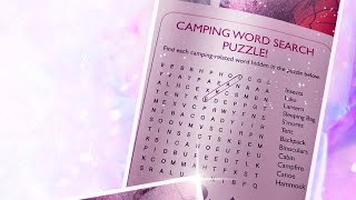 Camping Word Search Puzzle! for kids |find each camping related word hidden in the puzzle/Puzzlegame