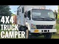 Off Road 4x4 Truck Camper  ~ DIY OVERLANDER BUILD ~ Mitsubishi Fuso FG140