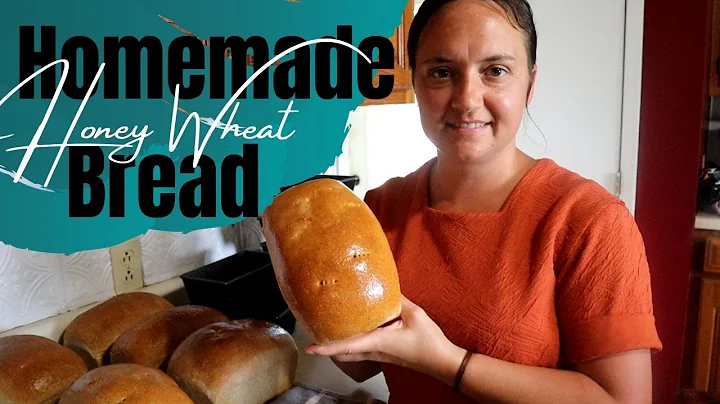 MAKING HOMEMADE HONEY WHEAT BREAD / HONEY WHEAT BR...