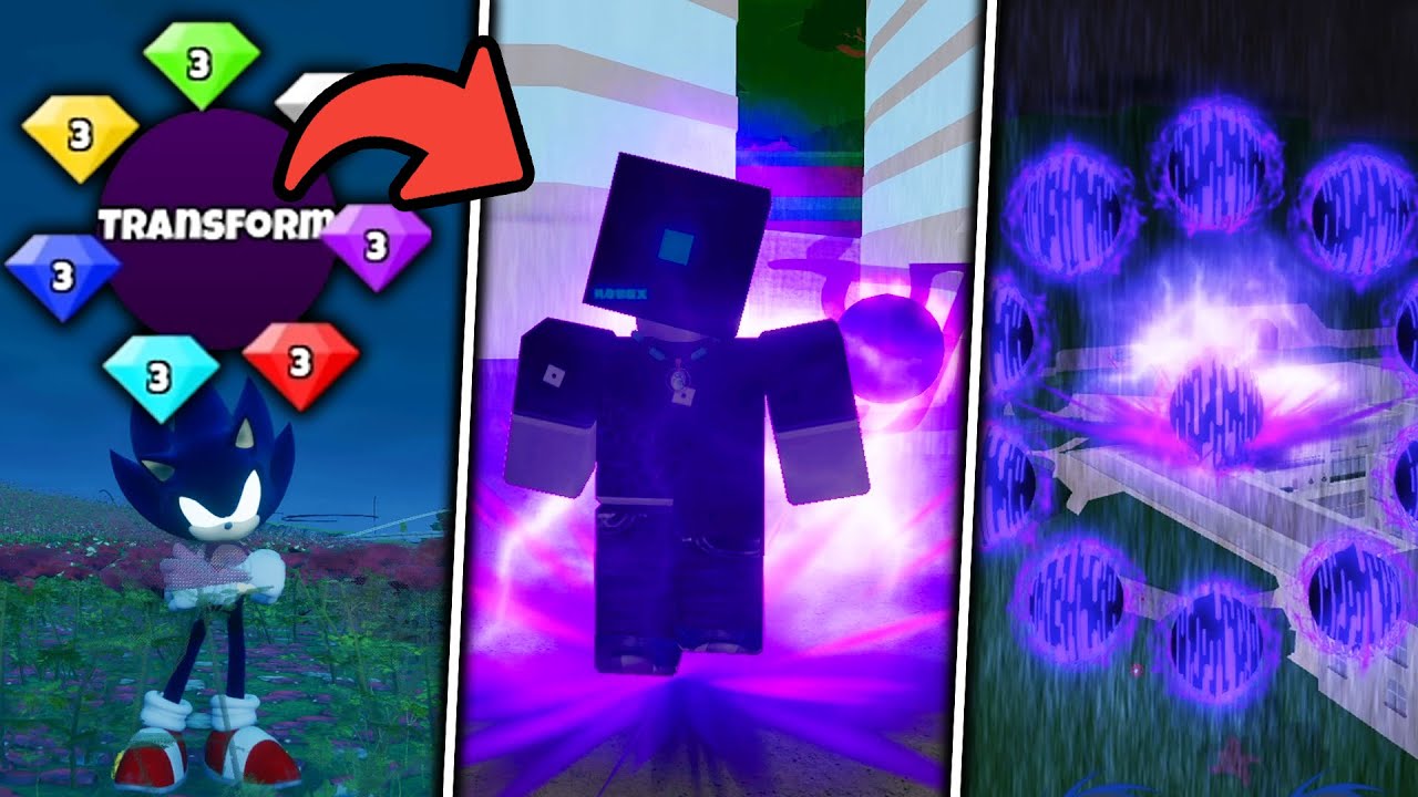 Unleashing DARK FORM in Roblox Sonic Ultimate RPG! All Dark Orb