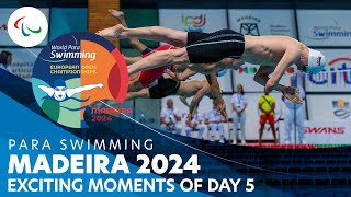 Para Swimming - Madeira 2024: Exciting Highlights of Day 5 🏅