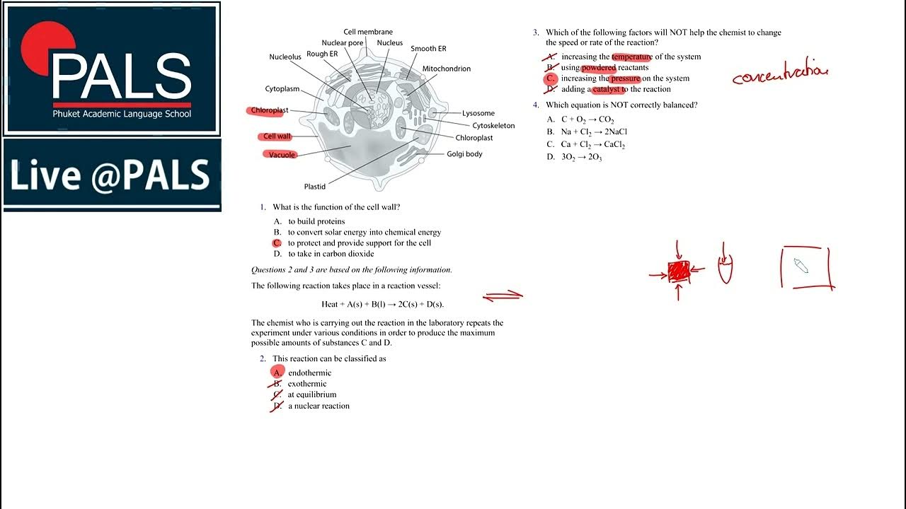 Full GED Science Practice Test Taught by GED Science Expert Part 1