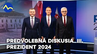 Prezident 2024: Predvolebná diskusia III. | Pellegrini vs. Korčok image