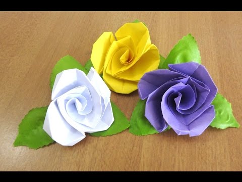 Origami Valentine Rose Tutorial Paper Twisty Rose Step By Step Folding Instructions Diy