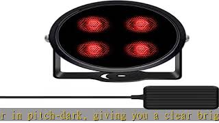(4 LED Waterproof ) IR Illuminator High Power Wide Angle Long Range Infrared Light, 120ft 850nm IR