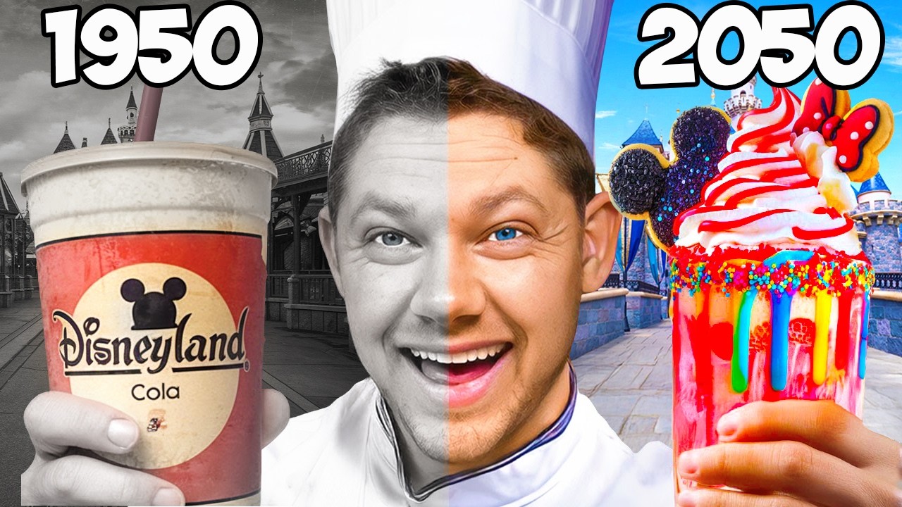 Eating 100 Years of DISNEYLAND FOOD!