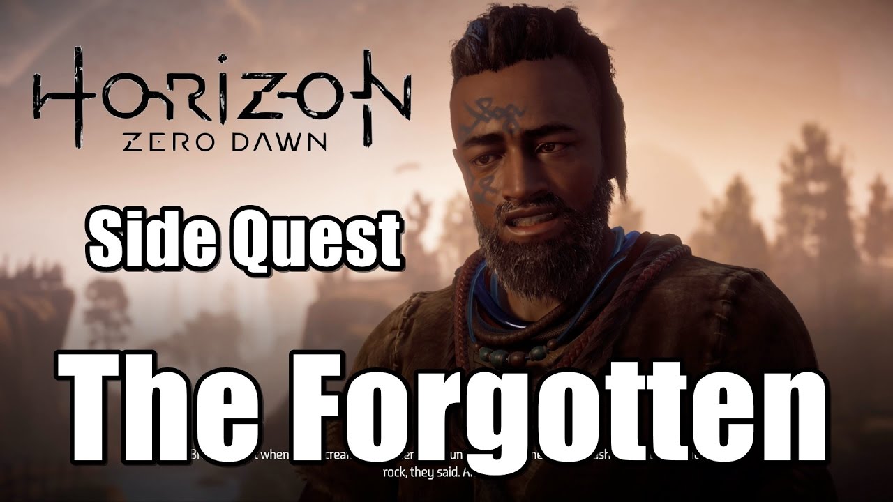 Horizon Zero Dawn Side Quest The Forgotten Walkthrough