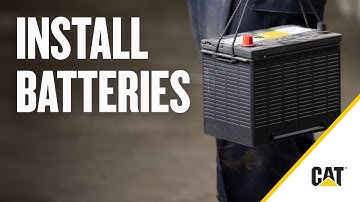 How to Install Cat® Batteries