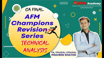 TECHNICAL ANALYSIS SECURITY ANALYSIS Revision | AFM Revision CA Final Champions Revision Series