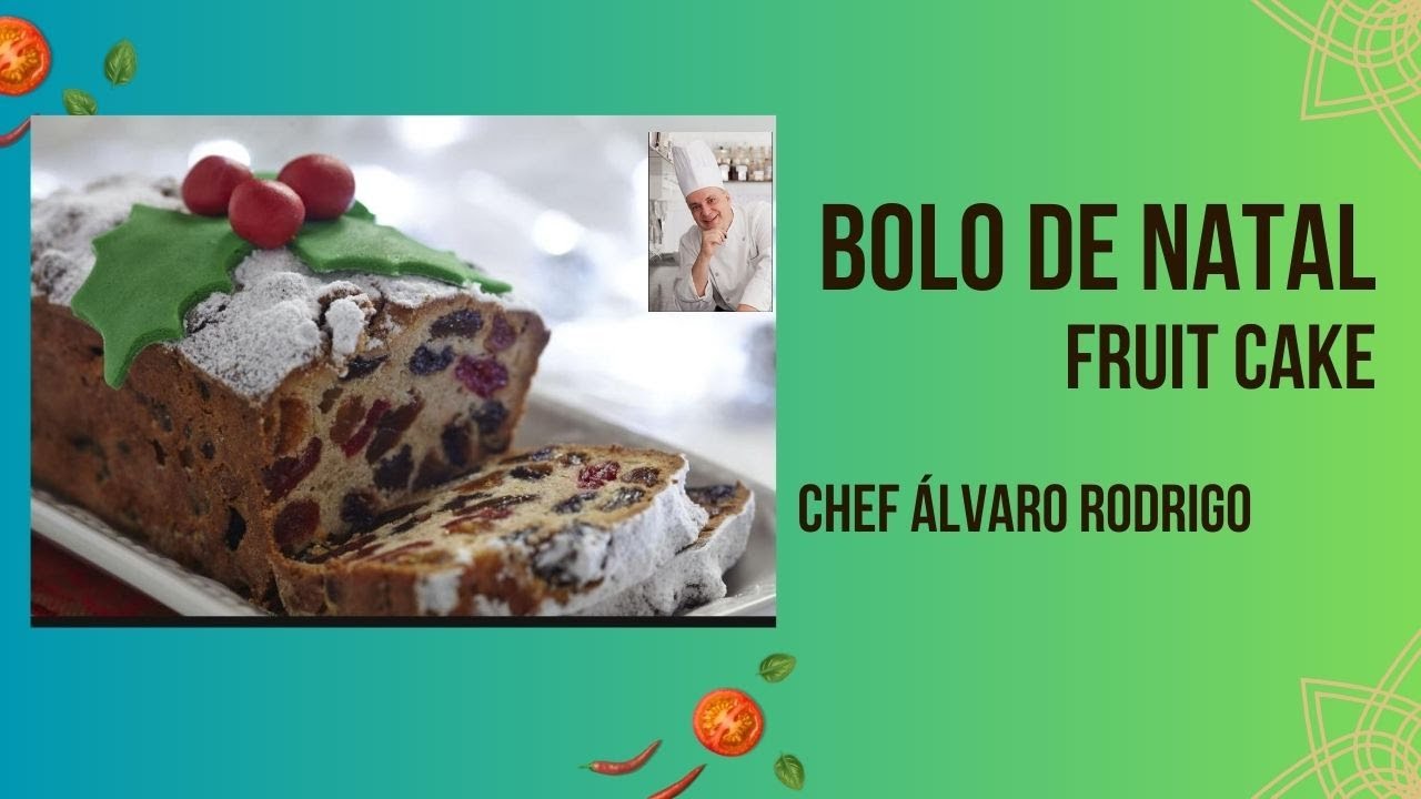 Como fazer Bolo de Natal Fruit Cake | Chef Álvaro  Rodrigues | Programa Note e Anote | DIY