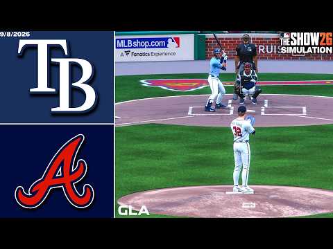 Braves vs. Rays Simulation | 9/8/26 | MLB The Show 26 PS5 Gameplay