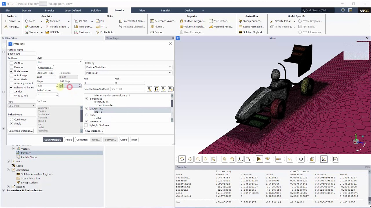 Aerodynamics of a FSAE Car - Post processing in Fluent - Part 5 - YouTube