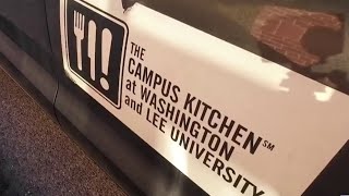 Washington and Lee students deliver meals to local elementary school