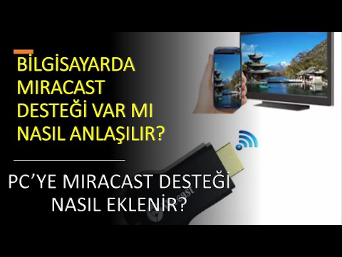 Video: HP dizüstü bilgisayarımda Miracast'ı nasıl kullanırım?