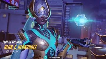 Teammate Gone Toxic and Gets Proven Wrong by My Symmetra - Overwatch