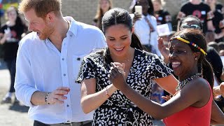 Meghan and Harry show off their dance moves on South African tour