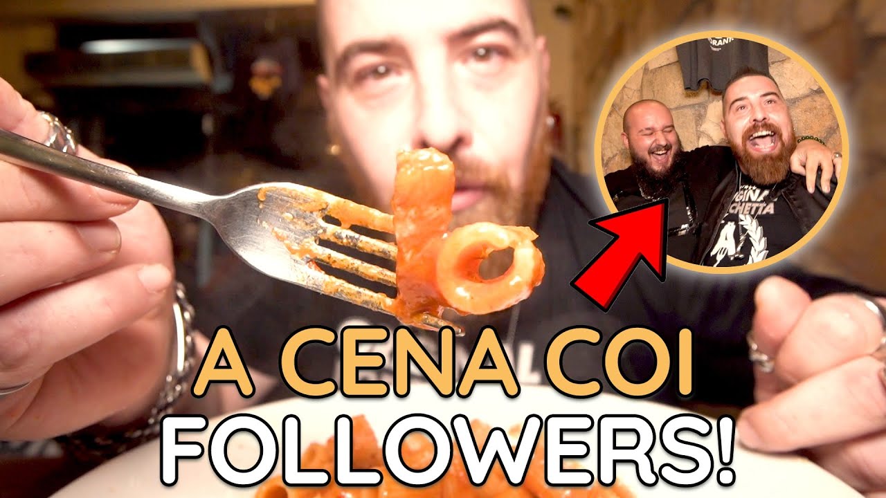 AMATRICIANA+CARBONARA a cena insieme ai FOLLOWERS!