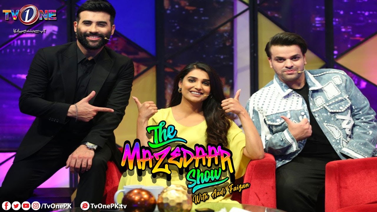 The Mazedaar Show With Aadi Faizan | Amna Ilyas | TV One - YouTube