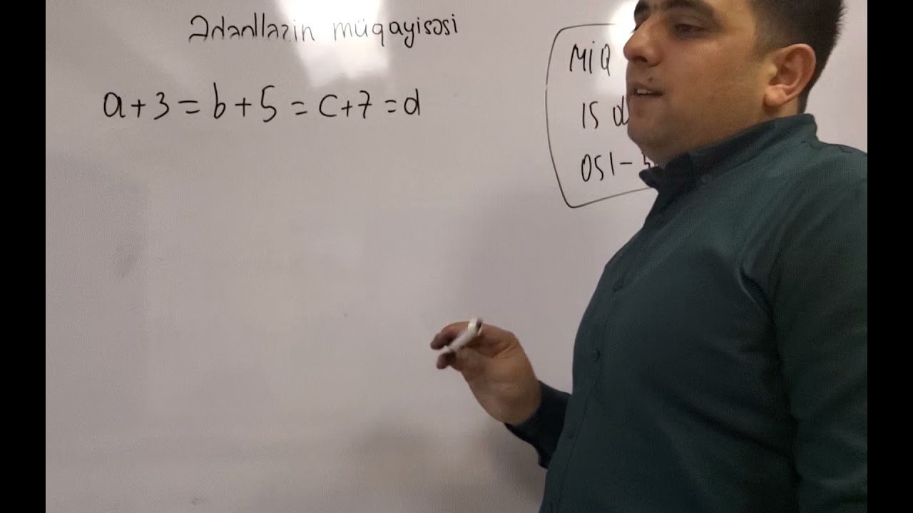 Ədədlərin Müqayisəsi - Praktik yol