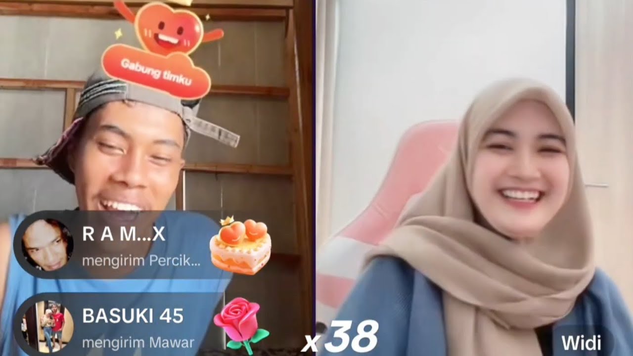 Live mas iyun sama widi cewek yang pernah di hati mas iyun
