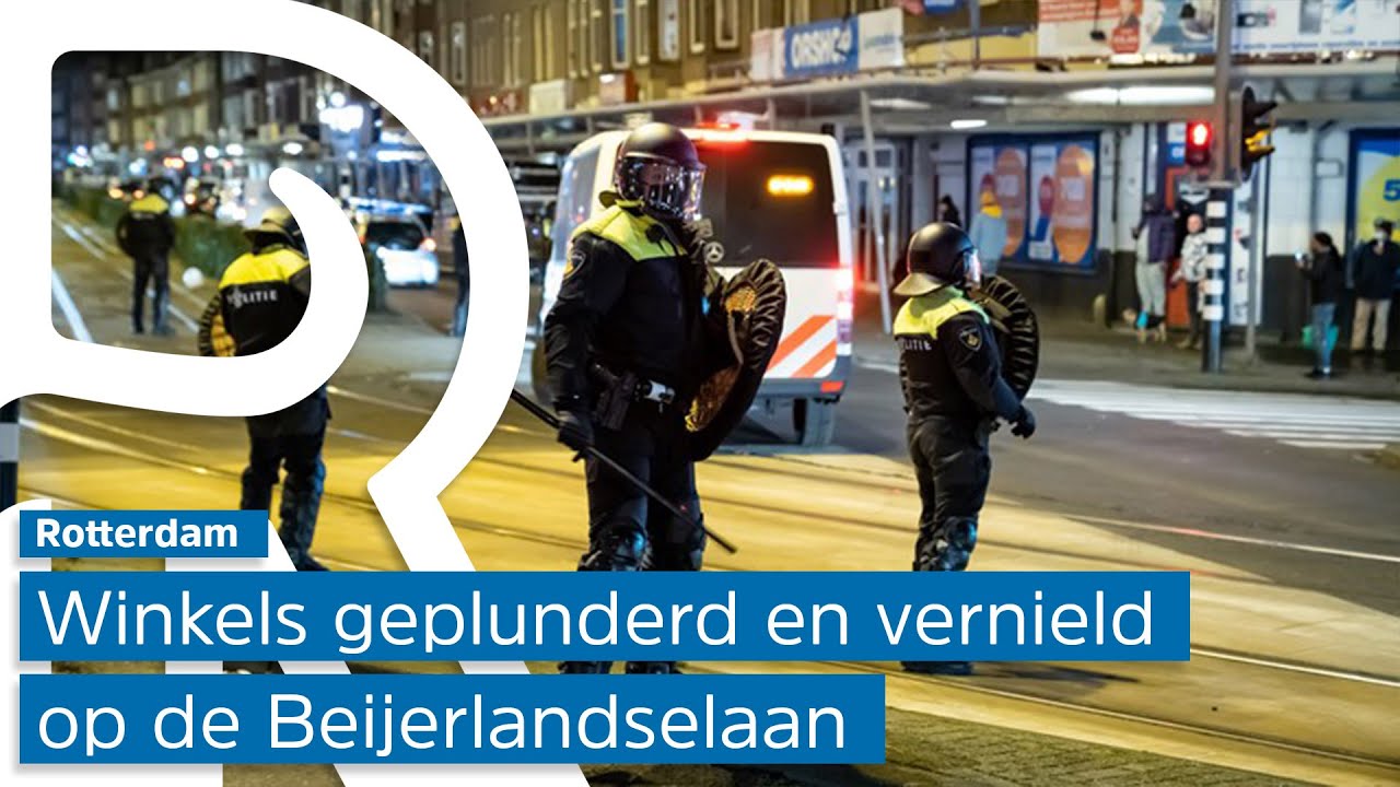 Met rellen, plunderingen, brandstichting en vernielingen veranderde Rotterdam-Zuid in een slagveld