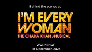 Chaka attends a workshop for I'M EVERY WOMAN: THE MUSICAL