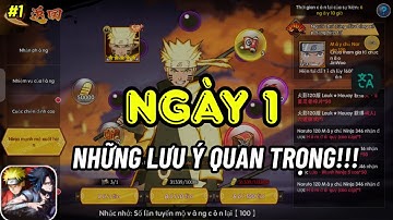 Naruto Cộng Hưởng Chakra #1 - NGÀY 1, CÀY NHƯ NÀO CHO HỢP LÝ, NÊN TIÊU TỆ NHƯ NÀO???