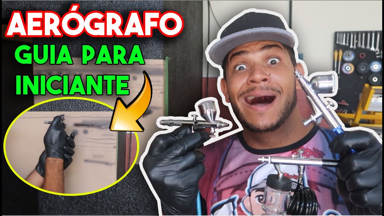COMO USAR UM AERÓGRAFO PASSO A PASSO! GUIA PRA INICIANTE - ISSO NÃO TE CONTAM