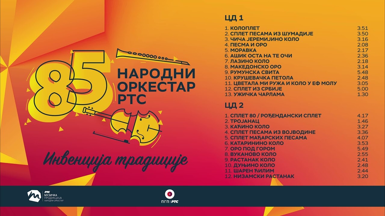 Narodni orkestar RTS - Makedonsko oro | [Official Music Audio]