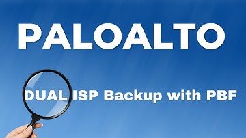 Paloalto DUAL ISP with PBF configuration