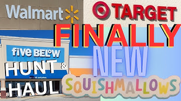 Epic Squishmallow Hunt & Haul Walmart Target and Five Below Finally Finding New Squishmallows