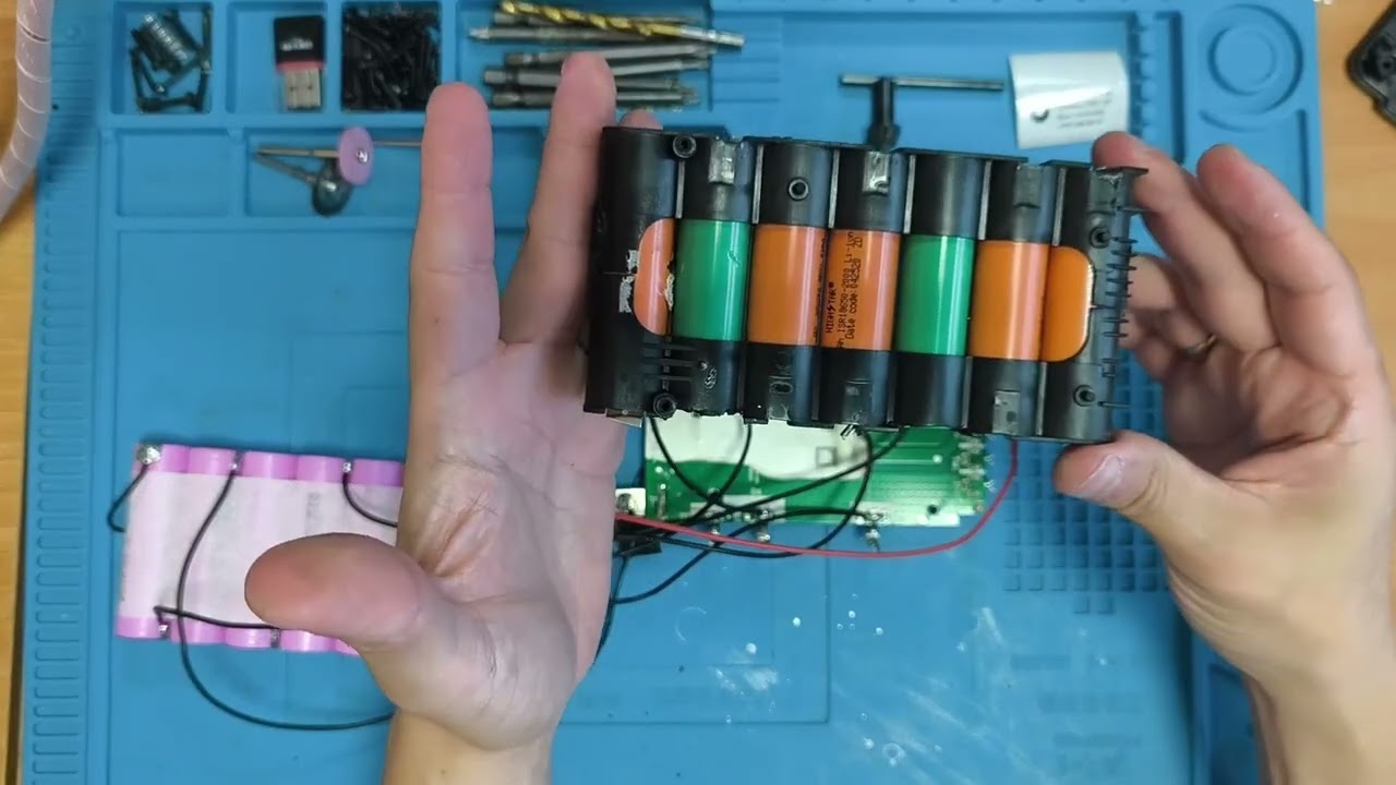 Ремонт аккумулятора пылесоса DOFFLER VVC 744 RT