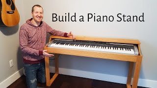 Building a Piano Keyboard Stand