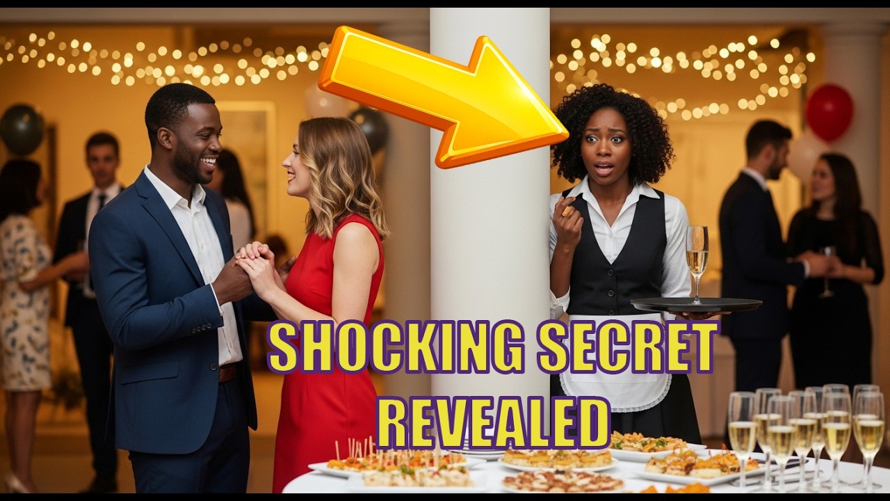 SHE DISGUISED HERSELF AS A WAITRESS AT HER HUSBAND'S CORPORATE PARTY — WHAT SHE FOUND…