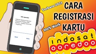 CARA REGISTRASI KARTU INDOSAT OOREDOO | TERBARU 2021