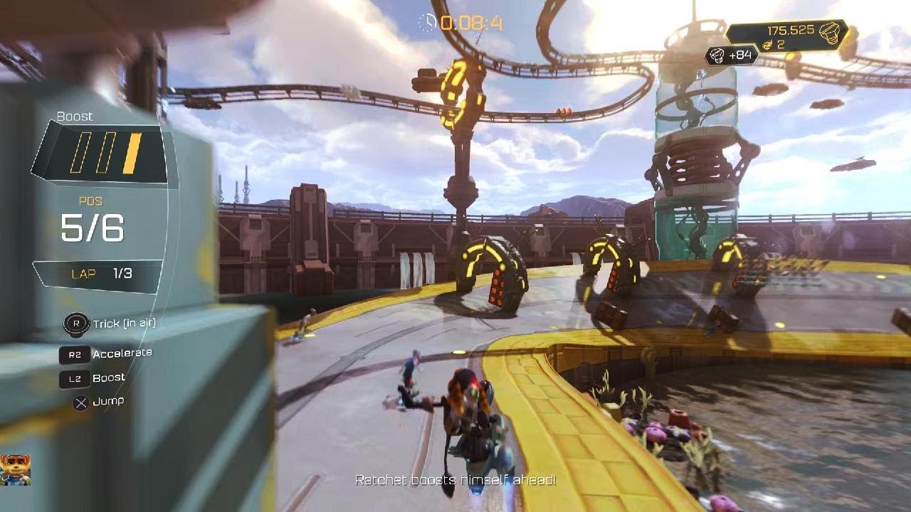 Ratchet & Clank Kalebo Thunder throphy time