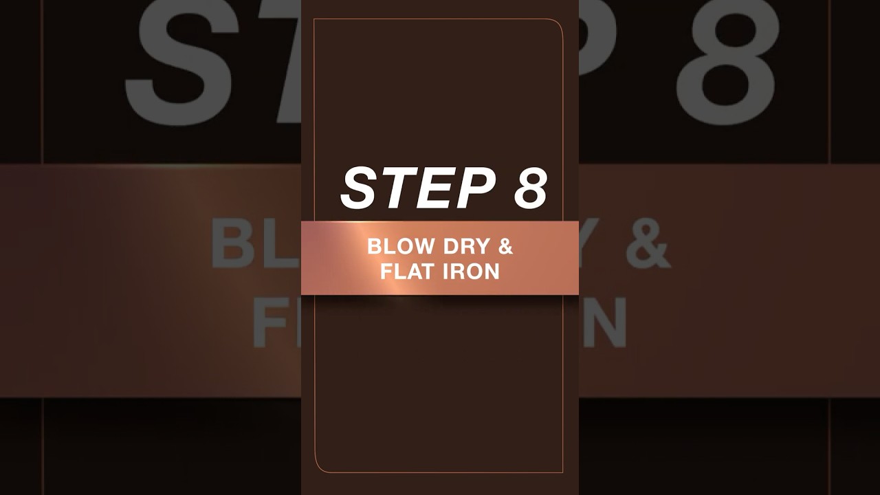 Brazilian Blowout FREE: Step 8 - Blow Dry & Flat Iron