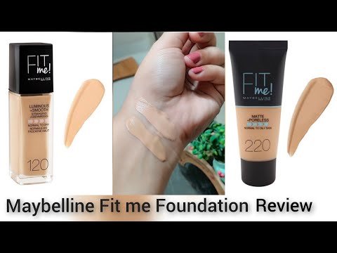 Video Maybelline Fitme Foundation Review | Shade 120 Classic... - youtube