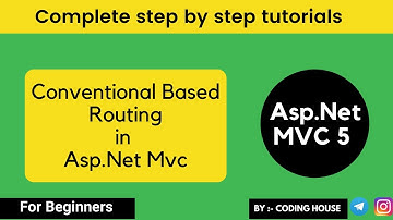 what is conventional routing in mvc || MVC tutorial for Beginners in .NET C#