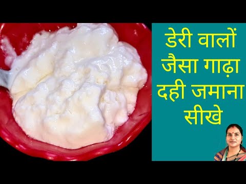 Dahi Jamane ka Tarika, Homemade Curd Indian Dahi Recipe, How to make Curd at Home, Dahi kaise Jamaye