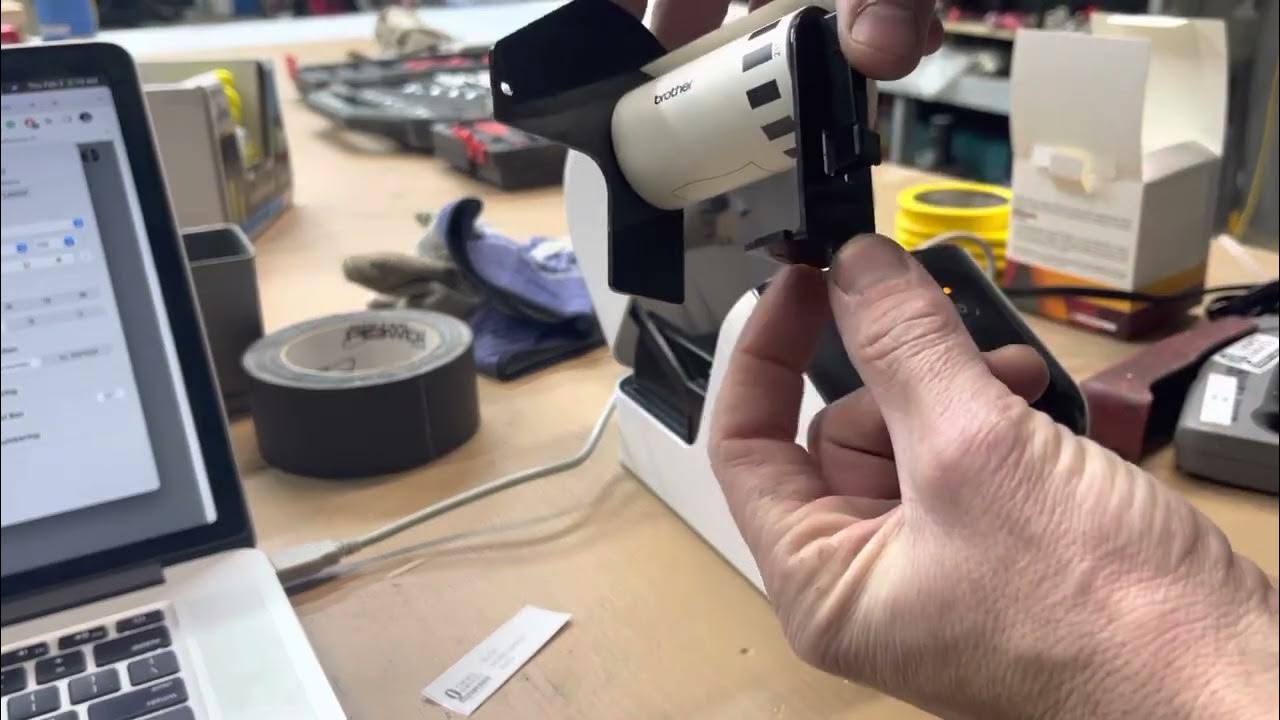 How to change label maker, tape brother, QL 800 YouTube