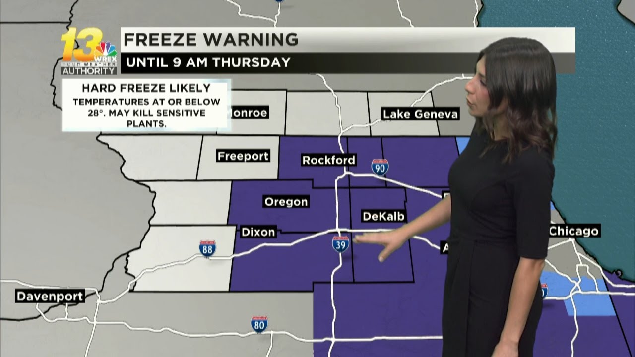 After one more frosty morning, temperatures start to gradually rise ...