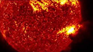 Close Up Solar Eruption