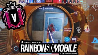 GETTING THE JOB DONE AGAINST RANKED OPPONENTS IN RAINBOW SIX MOBILE!