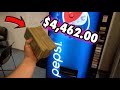 PULLING CASH FROM MY SODA MACHINE!! - YouTube